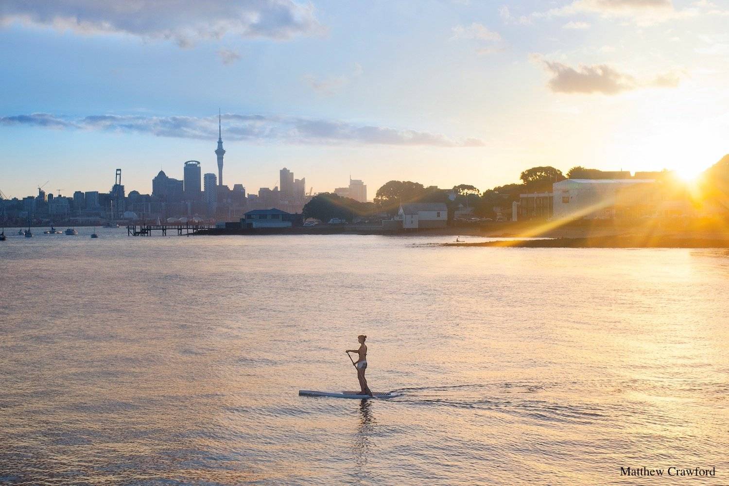 Auckland city skyline